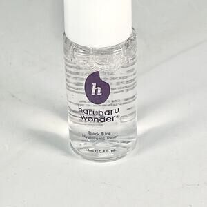 HaruHaru Wonder Black Rice Hyaluronic Acid Toner Travel .4 fl oz 13ml New